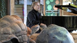 Pianist Richard Clayderman at the London Zoo
