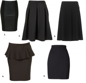 Skirt selection