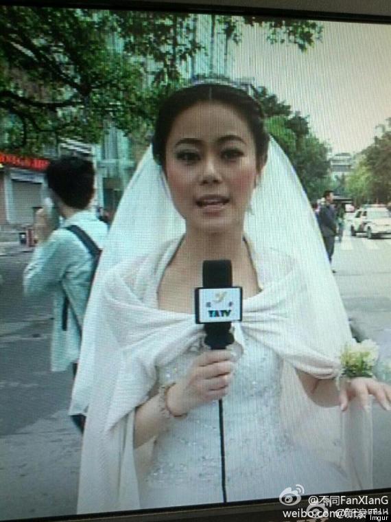 chinese_reporter_on_earthquake_in_wedding_gown[2]