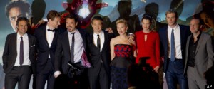 Mark Ruffalo, Tom Hiddleston, Robert Downey Jr, Jeremy Renner, Scarlett Johansson, Cobie Smulders, Chris Hemsworth, Clark Gregg