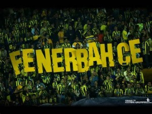 Fans of Fenerbahce FC.