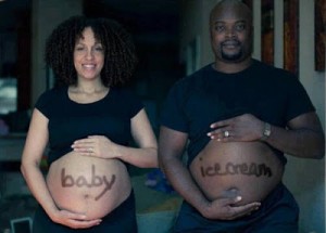 Pregnant Woman and Husband