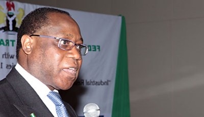 MINISTER OF INDUSTRY, TRADE AND INVESTMENT, DR. OLUSEGUN AGANGA 