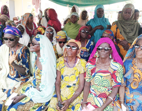 EYE CATARACT PATIENTS WAITING FOR FREE SURGERY AT DUTSE GENERAL HOSPITAL IN JIGAWA ON WEDNESDAY