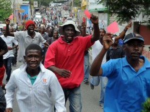 red card for Haitian president