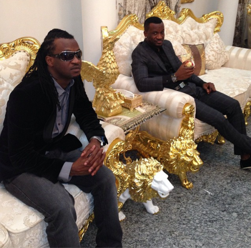 P-Square Relaxing In Luxury In Gold Mansion - INFORMATION NIGERIA