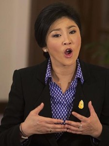 Embattled Prime Minister, Yingluck Shinawatra
