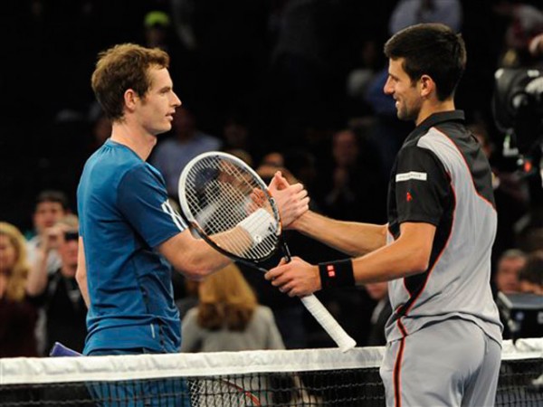 Andy Murray Congratulates Novak Djokovic After Loss.