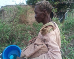 One of the rescued victims believed to have been bewitched in Soka, Oluyole local government area of Oyo State. 