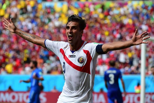 Bryan Ruiz Scored The Only Goal As Costa Rica Down Italy. Getty Image.