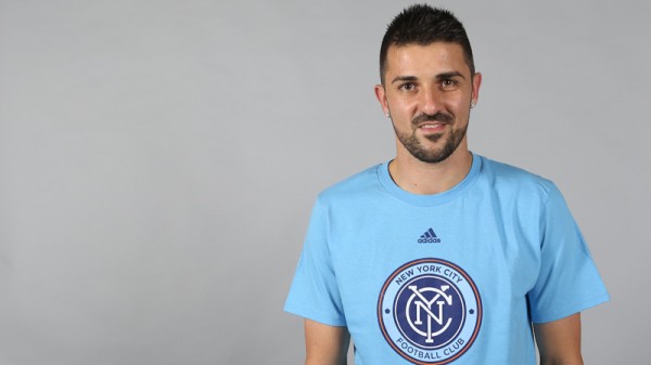 David Villa Joins New York City FC. Image: Twitter @NYCFC