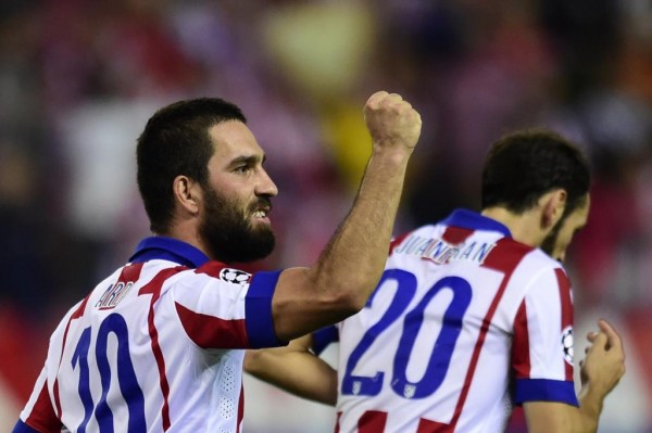 Arda Turan's Solitary Strike Crushed Juventus at the Vicente Calderon on Match Day 2. Image: Getty