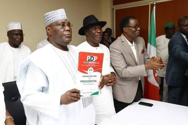 Image result for Atiku submits presidential nomination form