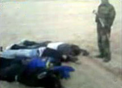 A VIDEO GRAB OF THE MURDERED EXPATRIATES