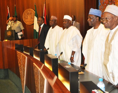 THE COUNCIL OF STATE MEETING IN ABUJA ON TUESDAY 
