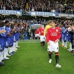 Chelsea FC Formed a Guard of Honour for United at Stamford Bridge.