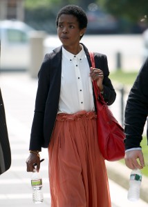 Lauryn Hill arrives at court to face tax evasion charges in Newark, NJ