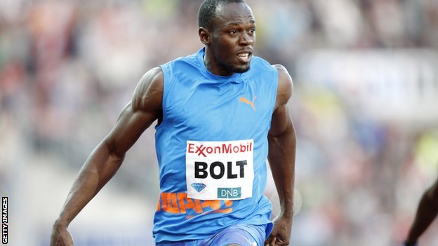 Usain Bolt in Rio.