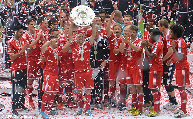 Bundesliga Champions in Grad Style.
