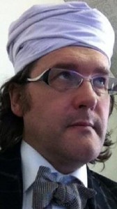 Dr Tim Luckcock wearing a turban