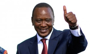 Kenya's fourth president, Uhuru Kenyatta