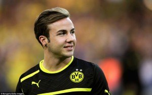Mario Goetze, Out of His First Champions League Final Due To Injury.