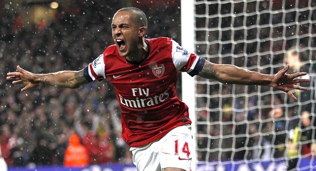 Theo Walcott Regains the Lead for the Home Team.