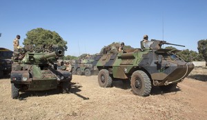French soldiers in operation Serval in Mali