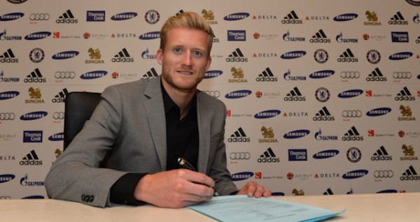 Andre Schurrle Completes His Signing at Stamford Bridge.