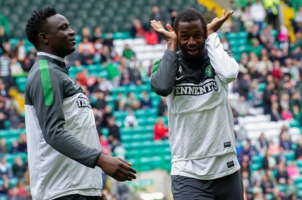 Wanyama and Ambrose at Celtic.
