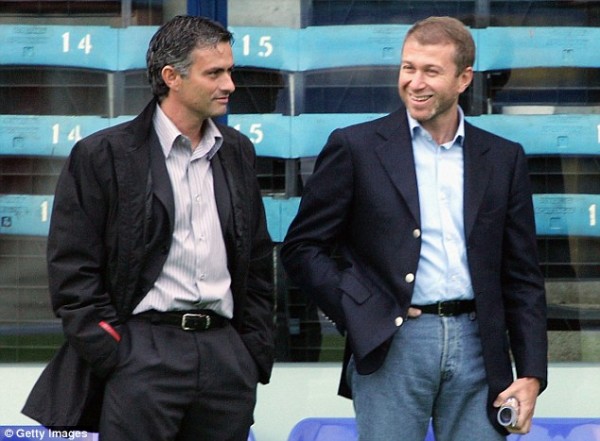 Mourinho and Chelsea FC Owner Abramovich.