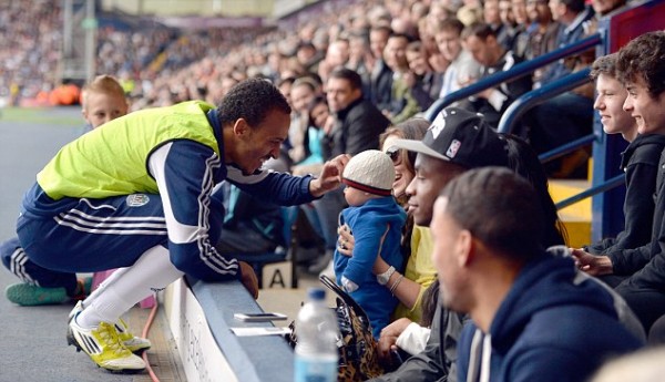 Peter Odemwingie and His Family at the Hawthorn.