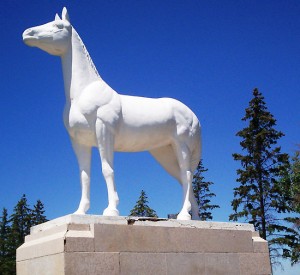 file: horse sculpture