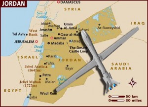 map syria-jordan