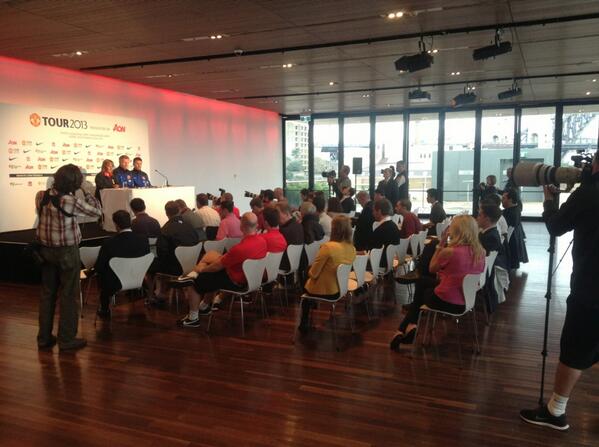 David Moyes and Michael Carrick Respond to Questions in Sydney.
