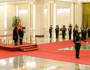 President Goodluck Jonathan with China's President Xi Jinping