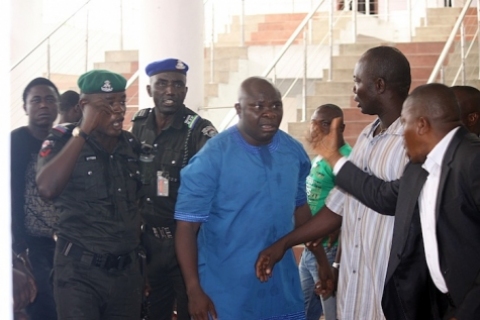 EVANS BIPI IN THE RIVERS ASSEMBLY COMPLEX AFTER THE FRACAS OF JULY 9