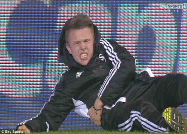 Charlie Morgan, the Swansea Ball Boy Purportedly Kicked by Eden Hazard in the Semi-Final Second-Leg Tie Between His Home Team and Chelsea. 