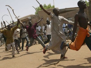 Angry Borno youths