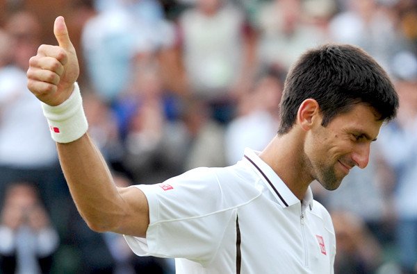Novak Djokovic Beats Thomas Berdych to Proceed Into the Semi-Final of Wimbledon 2013. 