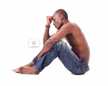18425268-portrait-of-stressed-african-american-man-sitting-with-hand-on-head-isolated-over-white-background