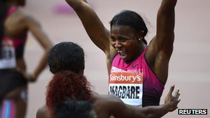 Blessing Okagbare Will Look to Add to Her Silver Medal in the 200m Tomorrow.