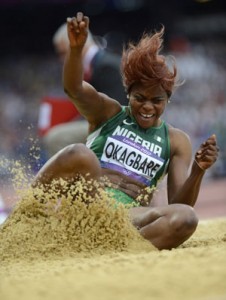 Pains: Okagbare Said She Struggled With Injuries at the London 2012 Olympic.