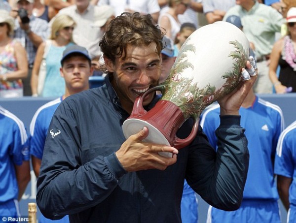 Rafael Nadal Wins the Cincinnati Masters in Ohio.