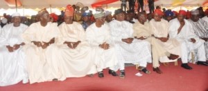 A cross-section of dignitaries at the prayers