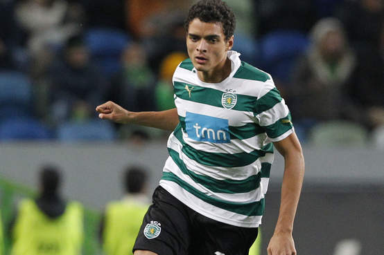 Portugal International Tiago Ilori in Action For Sporting Lisbon. 