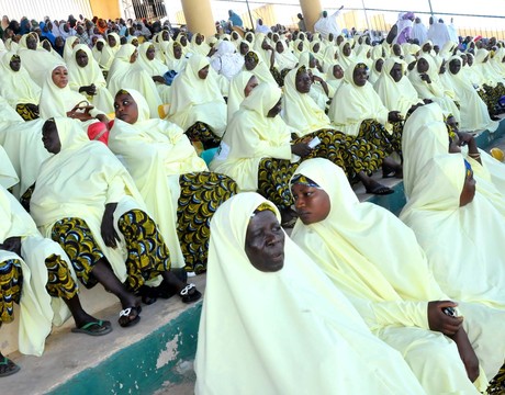 INTENDING MUSLIM PILGRIMS FROM PLATEAU, AT A FAREWELL CEREMONY FOR THEM IN JOS 