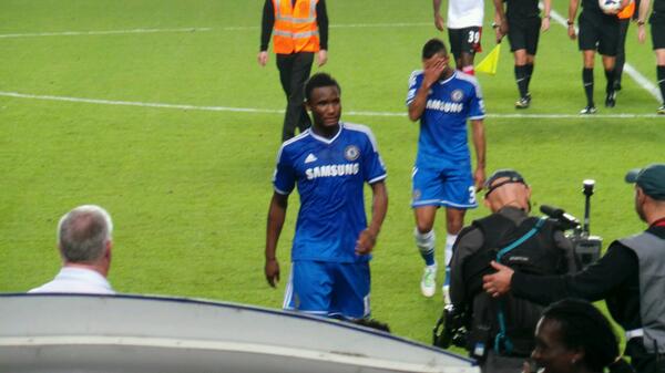 © @chelseafc: Mikel Pictured After Chelsea's 2-0 Victory Over Fulham.