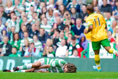 One-Directioner, Louis Tomlinson Down After Agbonlanhor's Tackle During Stiliyan Petrov's Charity Game. 