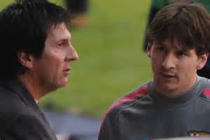 Jorge and Lionel Messi.